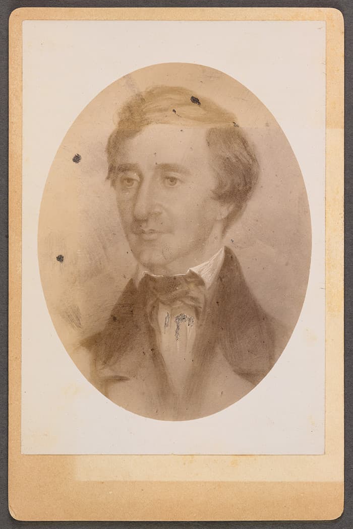 Portrait of Henry David Thoreau