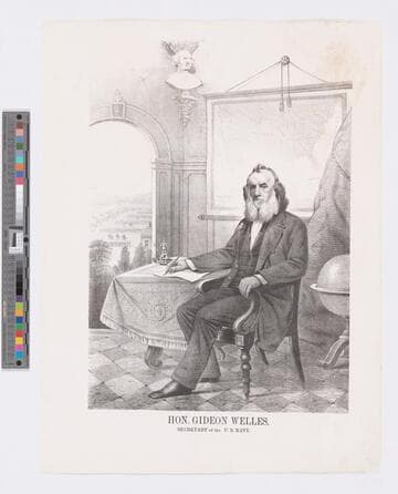 Hon. Gideon Welles. Secretary of the U.S. Navy