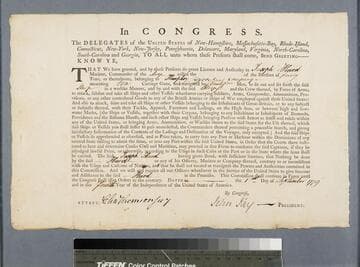 In Congress. The delegates of the United States