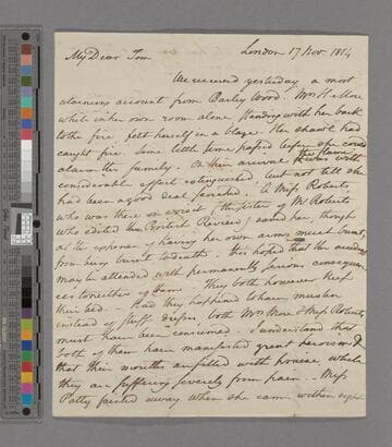 Zachary Macaulay. Letter to Thomas Babington Macaulay, after 1st Baron Macaulay