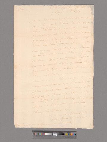 Letter from Major General Alexander McDougall, headquarters Peekskill, to George Washington