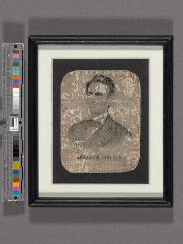 "Abraham Lincoln, the Next President of the United States" campaign badge