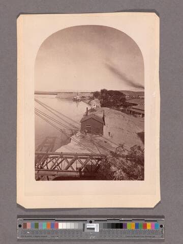 Colorado River at Yuma, Arizona, from the bridge