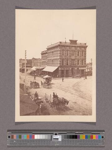 Street view in Los Angeles, Cal