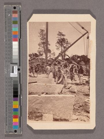 Cutting Granite Quarry at Rocklin. 22 miles from Sacramento