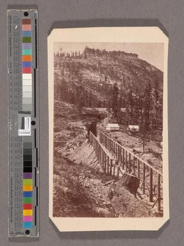 Crested Peak and Tunnel No. 10. Eastern Slope of Western Summit