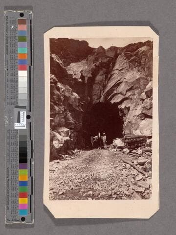 East Portal of Summit Tunnel, and Wagon Road from Tunnel No. 7
