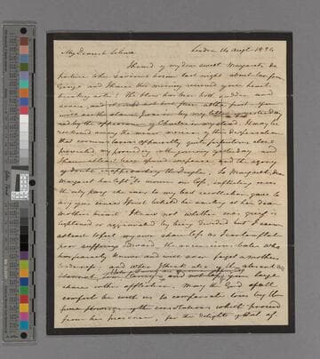 Zachary Macaulay. Letter to Selina Macaulay