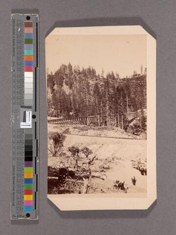Long Ravine Bridge from the West. 56 miles from Sacramento