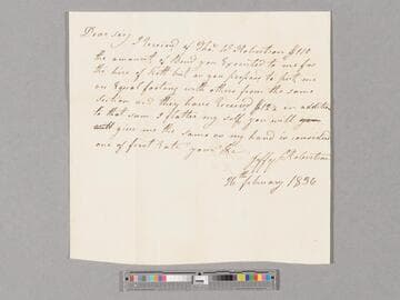 Note regarding hiring Kitt by Jeffrey Robertson