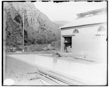 The exterior of Mill Creek #3 Hydro Plant
