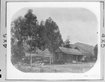 What appears to be company housing at Mill Creek #1 Hydro Plant