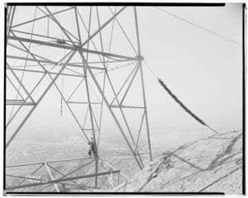 Eagle-Bell Transmission Line - Forest Fire above Altadena