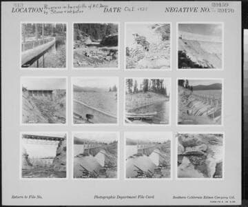 Big Creek, Huntington Lake Dams