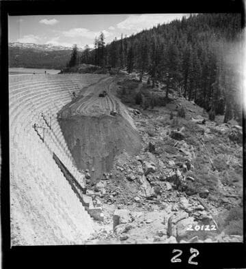 View of Backfill East end Dam 1