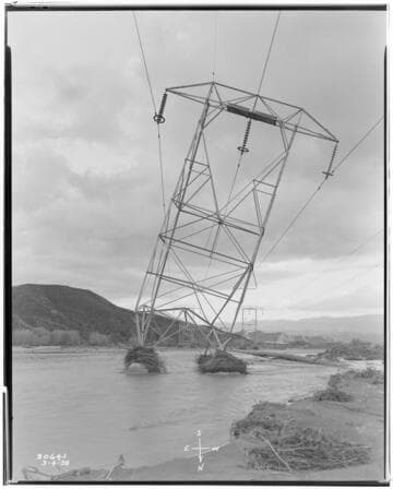 Big Creek Transmission Line - Storm Damage of March 2nd