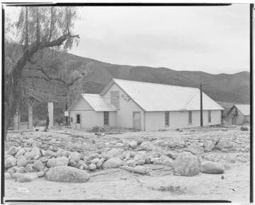 Mill Creek 1, 2&3 Powerhouse - Rubble around the up-stream side of Mill Creek #1