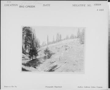 Big Creek, Shaver Lake Dam