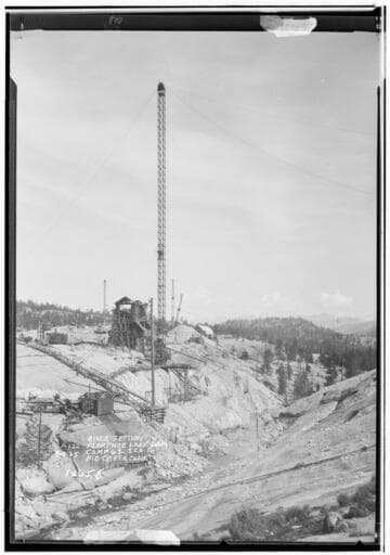 Big Creek, Florence Lake Dam