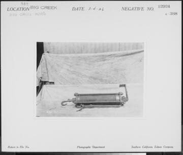 Big Creek, Miscellaneous tools