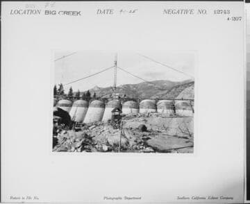 Big Creek, Florence Lake Dam