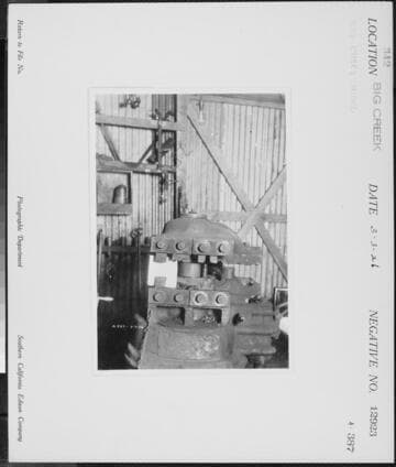 Big Creek, Miscellaneous tools