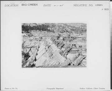 Big Creek, Florence Lake Dam