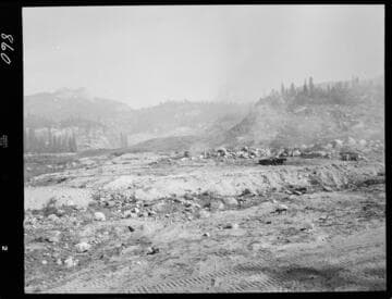 Big Creek - Mammoth Pool - Burning in Kaiser Creek area