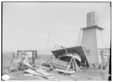 MacNeil Substation - After destruction by fire