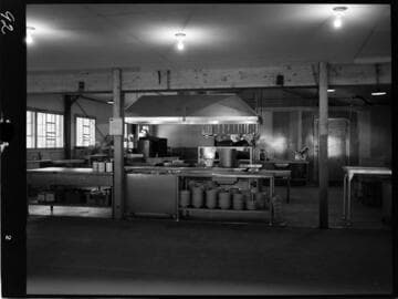Big Creek - Mammoth Pool - Interior view of camp kitchen
