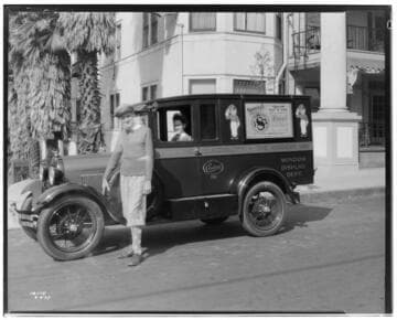 Window Display Department Truck