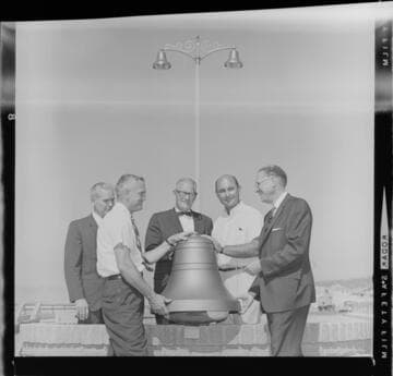 Street lighting being installed in new subdivision