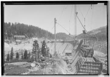 Big Creek, Shaver Lake Dam