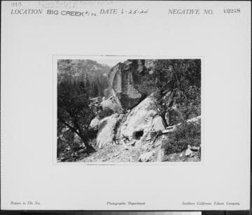 Big Creek #1 - Lower portal of Tunnel for 4th penstock