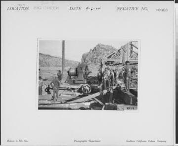 Big Creek, Florence Lake Dam