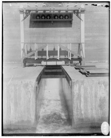 The tailrace at Mill Creek #2 Hydro Plant and Mill Creek #3 Hydro Plant