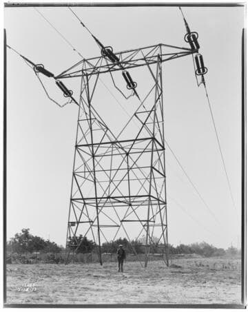 Eagle-Bell Transmission Line - Danger signs