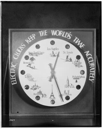 Electric Clock Display - Clayberger