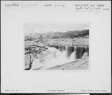 Big Creek, Miscellaneous - Florence Lake crib dam