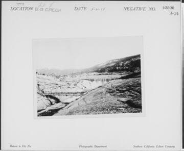 Big Creek, Florence Lake Dam