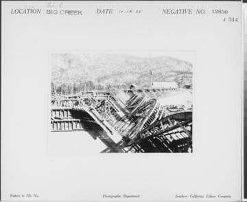 Big Creek, Florence Lake Dam