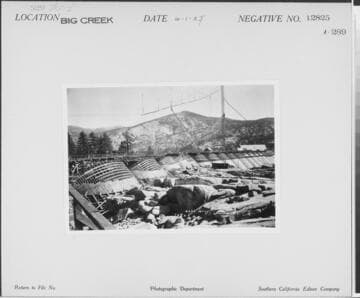 Big Creek, Florence Lake Dam