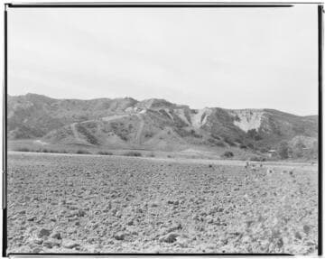 Boulder-Chino Transmission Line (3rd) - General view of Road from San Timateo Canyon