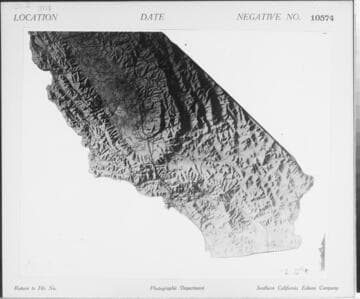 C1.3 - Maps - Relief map of California