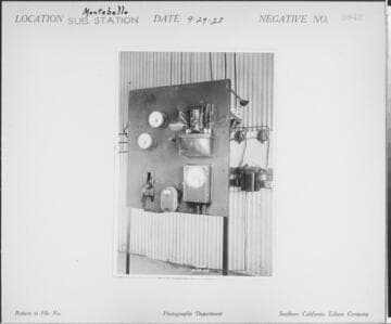 Montebello substation - Interior