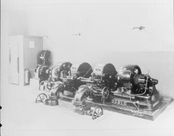 Santa Ana River #2 interior shot of exciters and doghouse