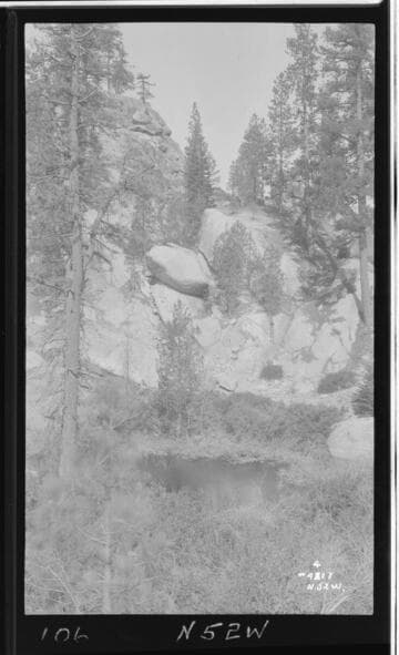 Big Creek Scenery - Sohier's investigation of future developments of Big Creek Project