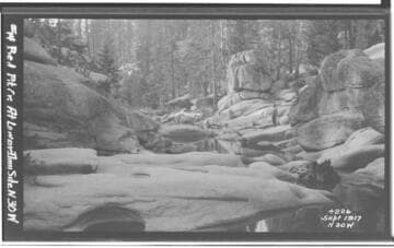 Big Creek Scenery - Sohier's investigation of future developments of Big Creek Project