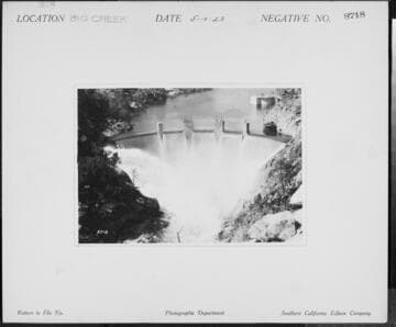 Big Creek Powerhouse #3 - Dam 6