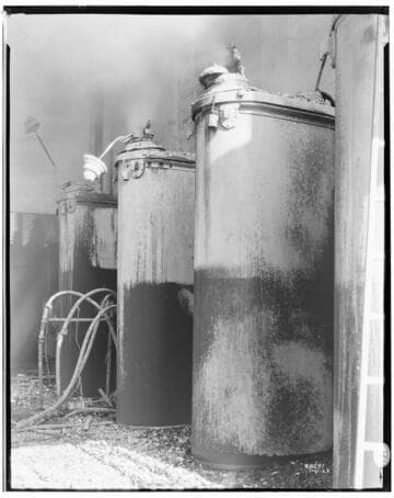 Eagle Rock Substation after fire